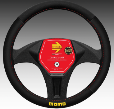 MOMO steering wheel cover SWC EASY microfiber BLK-RED - M
